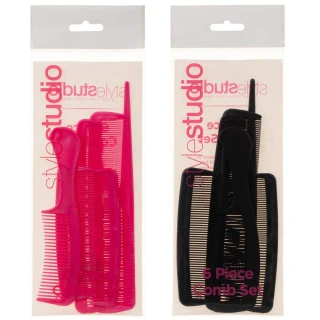 Hair Comb Set 6pc - Pink - Image 9