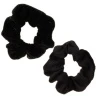 Style Studio Hair Scrunchies 2pk - Black - Image 2