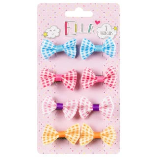Ella Hair Clips 8pk - Bows