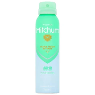 B&M Mitchum Unscented Antiperspirant 150ml
